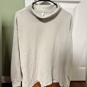 lululemon athletica Cream Cowl Neck Sweater